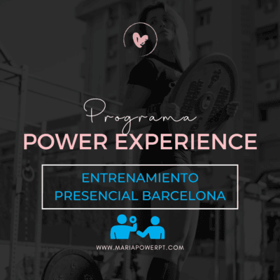 Bono 4 Sesiones Entrenamiento Personal Presencial Barcelona Octubre 2026