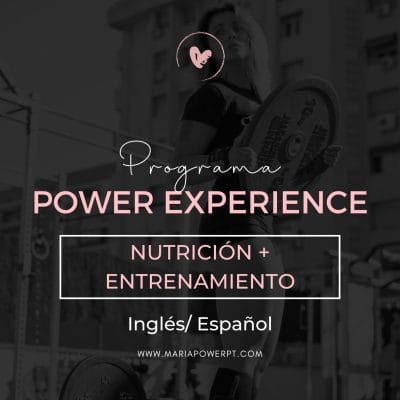 Asesoría Inglés/ Español Online Nutrición + Entrenamiento con María